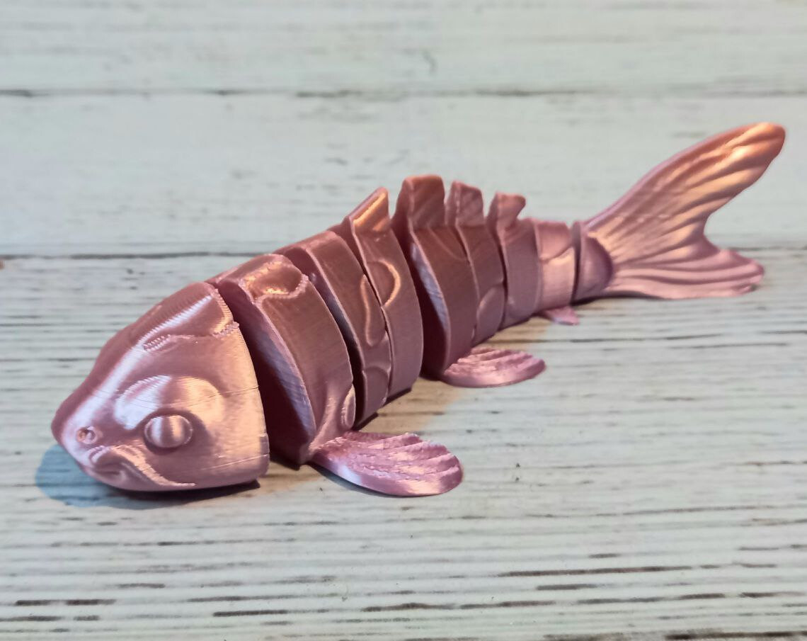 Сувенир из пластика 3d рыба