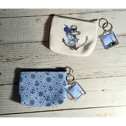 Кошелек с якорем + брелок
