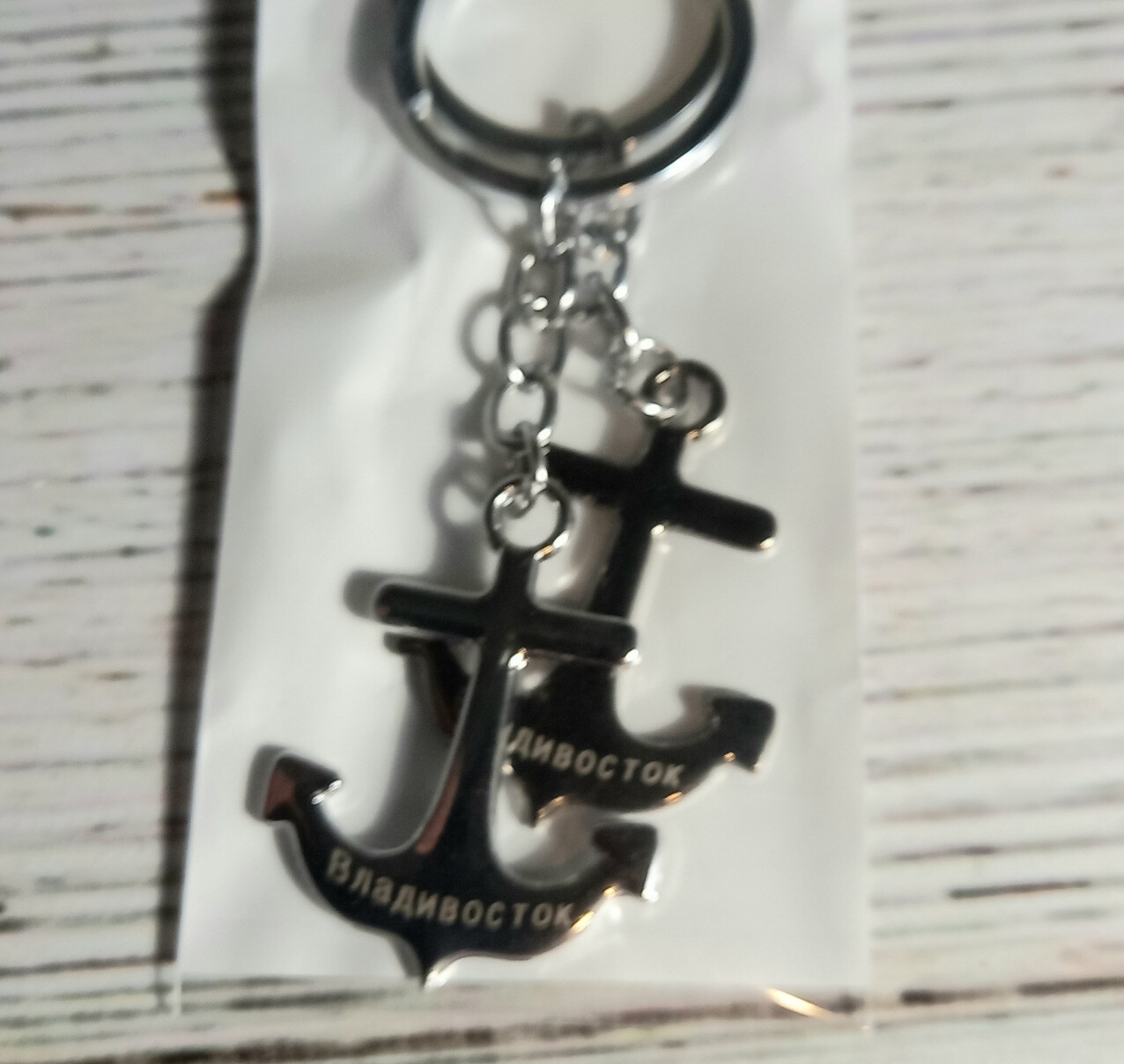 Брелок-двойной якорь